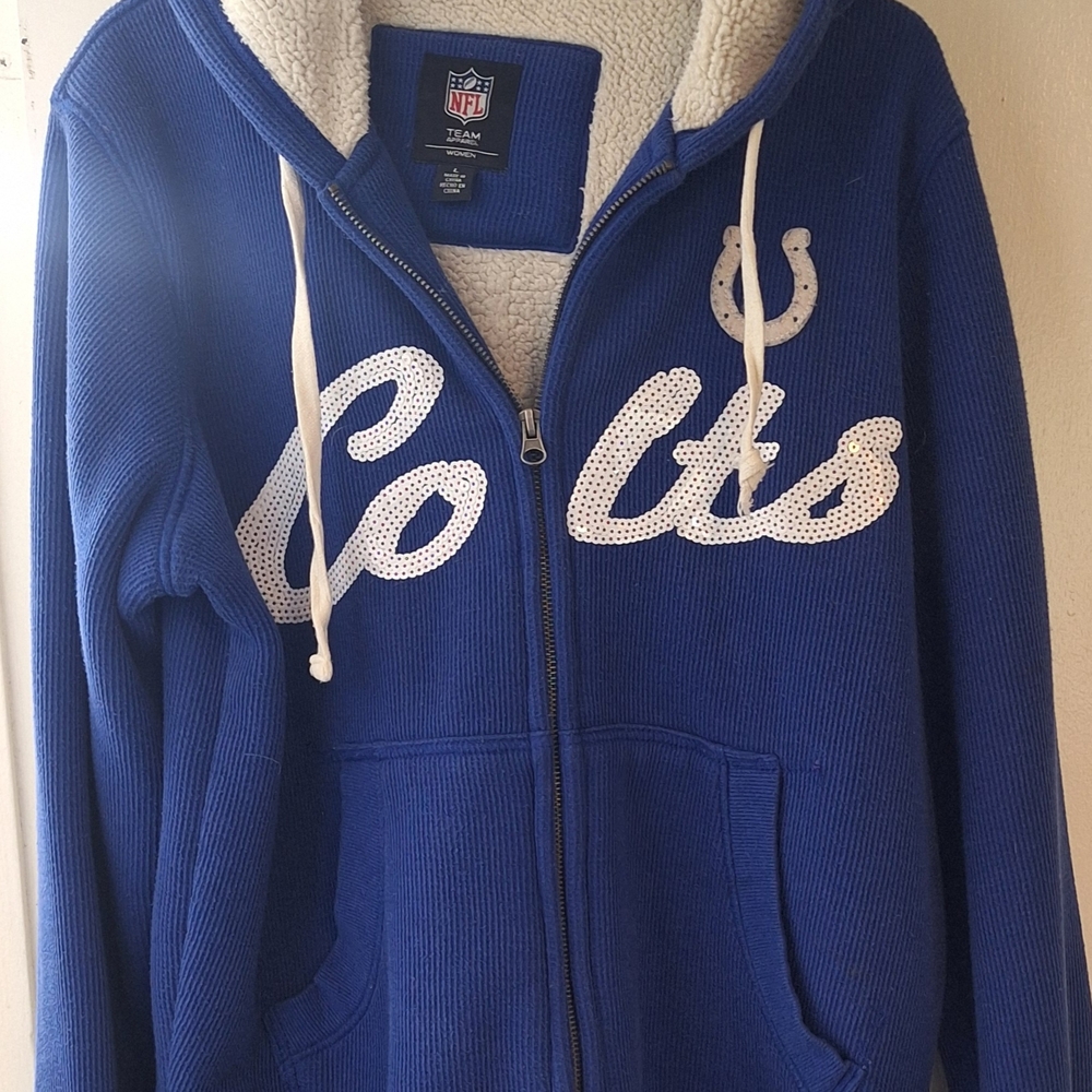 Blue Colts Zip-Up Hoodie